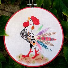My project for course: Embroidery Techniques: Illustrating with Needle and Thread Ein Projekt aus dem Bereich Stickerei und Textildesign von Marie ROUSSEL - 02.08.2022