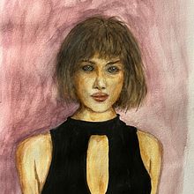Mi proyecto del curso: Retratos en acuarela: captura la personalidad de tu modelo. Fine Arts, Painting, Watercolor Painting, and Portrait Drawing project by Luis Carvajal - 08.02.2022