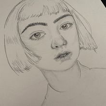 My project for course: Portrait Sketchbooking: Explore the Human Face. Sketching, Drawing, Portrait Drawing, Artistic Drawing, and Sketchbook project by morgancbryson - 07.30.2022