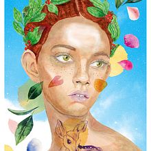 My project for course: Illustrated Portrait in Watercolor. Projekt z dziedziny Trad, c, jna ilustracja,  Sztuki piękne,  Malarstwo,  R, sunek, Malowanie akwarelą, Portret,  R, sunek art, st i czn użytkownika annabelee80 - 02.08.2022