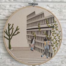 Mi proyecto del curso: Bordado en fotografías sobre tela. Photograph, Collage, Paper Craft, Printing, Embroider, DIY, and Textile Design project by Joanna Ibarra - 08.03.2022
