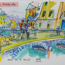 My project for course: Urban Sketching: Capture Your City in Motion. Traditional illustration, Sketching, Drawing, Watercolor Painting, Architectural Illustration, and Sketchbook project by Esther Middel - 08.03.2022