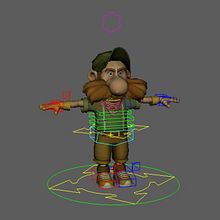My project for course: Introduction to Rigging for Animation. Un proyecto de Animación, Rigging y Animación 3D de Alex Torres - 02.08.2022