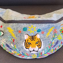 Mon projet du cours : Broderie contemporaine en points traditionnels mexicains. Un projet de Artisanat, Broderie, Art textile , et Design textile de capelle_caroline - 02.08.2022