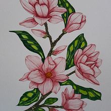 Mi proyecto del curso: Ilustración botánica con acuarela. Traditional illustration, Fine Arts, Painting, Drawing, Watercolor Painting, and Botanical Illustration project by Martha Ortiz - 08.04.2022