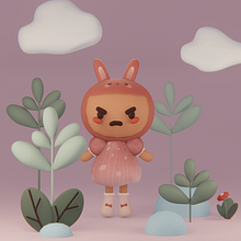 My project for course: Kawaii Character Creation in 3D with Blender . Traditional illustration, Character Design, Digital Illustration, 3D Modeling, and Manga project by Kritika Seshadri - 07.31.2022