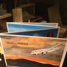 Ulu in Africa. Traditional illustration, Collage, Pencil Drawing, Children's Illustration, Narrative, Gouache Painting, and Picturebook project by Iva Kubištová - 08.04.2022