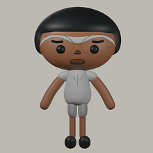 Mi proyecto del curso: Creación de personajes kawaii en 3D con Blender . Un proyecto de Ilustración tradicional, Diseño de personajes, Ilustración digital, Modelado 3D y Manga de Jhonatan Damián Godoy Mendieta - 09.06.2022