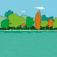 MADRID. ESTANQUE DEL RETIRO. Un proyecto de Ilustración tradicional de KIKE IBÁÑEZ - 04.08.2022