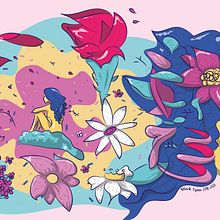 Más pequeño que las flores. Un progetto di Illustrazione tradizionale di Fátima Ledesma - 04.08.2022