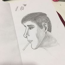 Meu projeto do curso: Caderno de retratos: explore o rosto humano. Un proyecto de Bocetado, Dibujo, Dibujo de Retrato, Dibujo artístico y Sketchbook de andressa_als - 04.08.2022