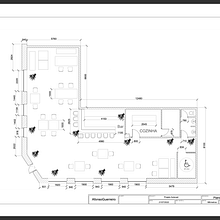 Curso- Introdução ao AutoCAD Por Alicia Sanz - Restaurante - Afonso Guerreiro Ein Projekt aus dem Bereich Innendesign von Afonso Guerreiro - 05.08.2022