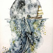 My project for course: Watercolor Techniques for Dreamlike Illustrations. Traditional illustration, Drawing, Watercolor Painting, and Editorial Illustration project by lena_tsch - 08.05.2022