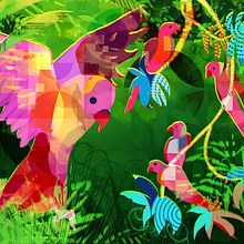 My project for course: Playful Animal Illustration with Photoshop. Digital Illustration, and Traditional illustration project by sophie.herbert - 08.05.2022