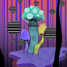 Paddenstoelen. Un proyecto de Ilustración tradicional, Ilustración digital y Dibujo digital de Rianne Mulder - 05.08.2022