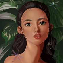 Mi proyecto del curso: Personajes femeninos poderosos: ilustra la diversidad. Un progetto di Illustrazione tradizionale, Pittura, Illustrazione digitale, Disegno digitale e Pittura digitale di Isis Rodriguez - 05.08.2022