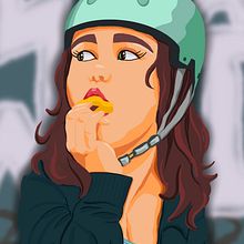 Mein Kursprojekt: Illustration mit Stil: Zeichne verschiedene Charaktere in Procreate. Character Design, Digital Illustration, Digital Painting, and Figure Drawing project by Jana Suing - 08.05.2022