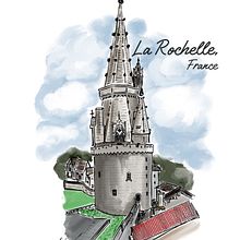 Art Work in Procreate - I wanted a feeling of ink & watercolour but produced digitally. . Ilustrasi tradisional proyek oleh Glen Bhaam - 08.06.2022