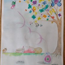 Rêve. Watercolor Painting, and Manga project by marie-laure.jacquet - 08.06.2022