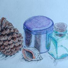 Nature morte. Artistic Drawing project by marie-laure.jacquet - 08.06.2022