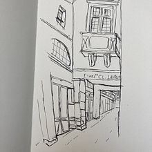 Mon projet du cours : Esquisses d'architecture expressives aux feutres de couleur. Sketching, Drawing, Architectural Illustration, Sketchbook & Ink Illustration project by Julien L. - 08.06.2022