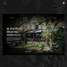 Festín Medieval - Taill's House Landing Page. Un progetto di UX / UI, Design dell’informazione, Marketing, Web design, Fotografia, Br, ing, Br, identit, Graphic design e Web development di Cristóbal Maturana - 06.08.2022