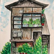 My project for course: Expressive Architectural Sketching with Colored Markers. Un progetto di Bozzetti, Disegno, Illustrazione architettonica, Sketchbook e Illustrazione con inchiostro di Bogdan Sântămărian - 04.08.2022