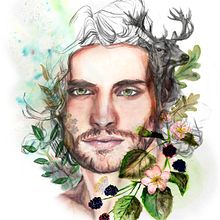 My project for course: Illustrated Portrait in Watercolor. Traditional illustration, Fine Arts, Painting, Drawing, Watercolor Painting, Portrait Drawing, and Artistic Drawing project by Bethany Kelly - 08.07.2022