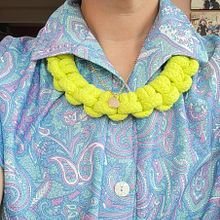 My project for course: Rope Jewelry for Beginners: Make Your Own Necklaces. Arts, Crafts, Jewelr, Design, Macramé, and Textile Design project by JoJo Killin - 08.07.2022