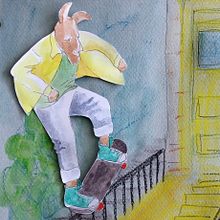 My project for course: Illustration Techniques for Children’s Books. Un progetto di Illustrazione tradizionale, Character design, Papercraft, Disegno, Illustrazione digitale, Illustrazione infantile e Narrativa di csili - 08.08.2022
