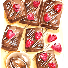Mi proyecto del curso:  Ilustración gastronómica con acuarela. Traditional illustration, Fine Arts, Painting, and Watercolor Painting project by Mel E. - 08.08.2022
