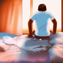 The Last White Man. Traditional illustration project by Ana Miminoshvili - 08.04.2022