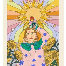 EL SOL. Traditional illustration project by Agustina Minuto - 08.09.2022