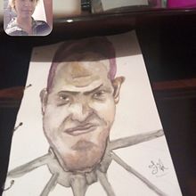 Meu projeto do curso: Caricatura em aquarela. Un progetto di Illustrazione tradizionale, Pittura ad acquerello e Disegno di ritratti di Thays Fernandes - 10.08.2022
