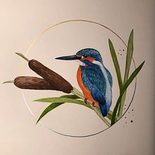 My project for course: Watercolor with Filigree and Metallic Details. Traditional illustration, Painting, Watercolor Painting, Botanical Illustration, Naturalistic Illustration, and Decorative Painting project by Maria Broadbridge - 08.10.2022