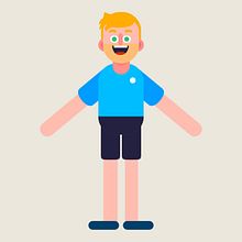 Animación personaje. Motion Graphics, Animation, Character Design, Character Animation, and 2D Animation project by Joaquín - 08.10.2022