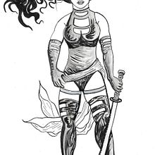 Psycolocke . Design de personagens, Comic, e Desenho projeto de Nico Benitez - 10.08.2022