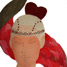 Adereços de cabeça. Een project van Traditionele illustratie, Ontwerp van accessoires, Craft,  Creativiteit, Tekening met potlood,  Tekening y  Modeontwerp van Ione Criações - 10.08.2022
