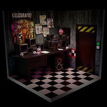 Five Nights at Freddy's 1 (Fnaf) Office. 3D, 3D Animation, and 3D Modeling project by paulichuu_art - 08.08.2022