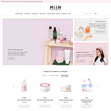 MiiN Cosmetics. Un projet de Webdesign, Développement web , et Direction artistique de Isa Macías - 30.11.2016