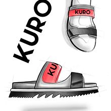 KURO Ein Projekt aus dem Bereich Design, Produktdesign, Schuhdesign, Traditionelle Illustration und Skizzenentwurf von BATTASSI - 10.08.2022