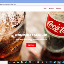 Coca cola Css. Un proyecto de CSS y HTML de Julian Hincapie S. - 05.04.2022