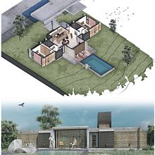 Mi proyecto del curso: Ilustración digital de proyectos arquitectónicos. Projekt z dziedziny  Architektura, Architektura krajobrazu, Ilustracja c, frowa, Architektura c, frowa,  R i sunek architektoniczn użytkownika victor_meza - 11.08.2022