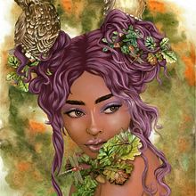 My project for course: Digital Fantasy Portraits with Photoshop. Traditional illustration, Drawing, Digital Illustration, Portrait Drawing, Digital Drawing, and Digital Painting project by Tanya Vickers - 08.11.2022
