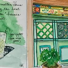 My project for course: Watercolor Travel Journal, Frankfurt am Main . % Laura Marshallsay tarafından hazırlanan Geleneksel illüstras, on, Sulubo, a Resim, Mimari İllüstras, on, Ve Eskiz defteri projesi - 08.11.2022