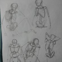 Mi proyecto del curso: Dibujo anatómico para principiantes. Fine Arts, Sketching, Pencil Drawing, Drawing, Realistic Drawing, and Figure Drawing project by Agnys - 08.12.2022