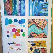 Un vistazo a Puckettville . % Karla Puckett tarafından hazırlanan Tablo, Geleneksel illüstras, Ve on projesi - 08.12.2022