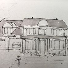My project for course: Expressive Architectural Sketching with Colored Markers. Un proyecto de Bocetado, Dibujo, Ilustración arquitectónica, Sketchbook e Ilustración con tinta de Steve - 12.08.2022