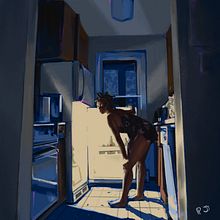 My course project: Atmospheric scenes in Procreate: paint with colors and lights. Projekt z dziedziny Ilustracja c, frowa, Trad, c i jna ilustracja użytkownika Bambi Sd - 12.08.2022