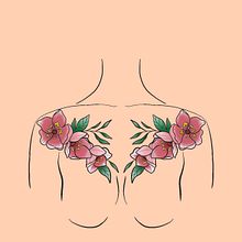 Mein Kursprojekt: Botanisches Tattoo-Design mit Procreate. Traditional illustration, Digital Illustration, Tattoo Design, and Botanical Illustration project by pmu_nomin - 08.12.2022